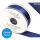 Midnight Blue Satin Ribbon - 25mm x 20m (1)