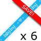 Pack of 6 Baby Boy Banners - 2.7m (6)