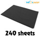Black Plain Tissue Paper - 50cm x 75cm (240 Sheets)