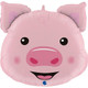 30 inch Pig Head Foil Balloon (1)