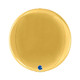 11" Globe Gold Foil Balloon (1) - UNPACKAGED