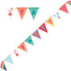 Peppa Pig Bright Party Paper Pennant Banner - 3.3m (1)