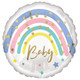 18 inch Pastel Rainbow Baby Foil Balloon (1)