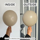 24" Fashion White Sand Sempertex Latex Balloons (3)