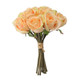 26cm Peach Blenheim Bridal Bouquet - 12 Heads (1)