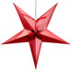 70cm Metallic Red Paper Star (1)