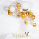 Gold & White Garland DIY Latex Balloon Kit (1)