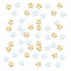 Arctic Blue & Gold Stars Confetti (14g)