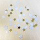 Arctic Blue & Gold Stars Confetti (14g)