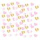 Pink & Gold Hearts Confetti (14g)