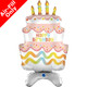 38 inch Birthday Cake Standup Foil Balloon (1)