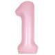 34 inch Unique Matte Lovely Pink Number 1 Foil Balloon (1)