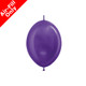 6" Metallic Violet Link-O-Loon Latex Balloons (100)