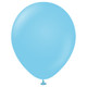 12" Standard Baby Blue Kalisan Latex Balloons (100)