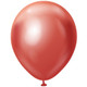 18" Mirror Red Kalisan Latex Balloons (25)