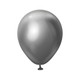 5" Mirror Space Grey Kalisan Latex Balloons (100)