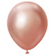 12" Mirror Rose Gold Kalisan Latex Balloons (50)