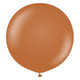 24" Standard Caramel Kalisan Latex Balloons (2)
