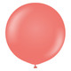 24" Standard Coral Kalisan Latex Balloons (2)