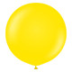 24" Standard Yellow Kalisan Latex Balloons (2)
