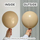 24" Standard Blush Kalisan Latex Balloons (2)