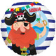 18 inch Funny Pirate Foil Balloon (1)