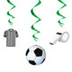 Football Hanging Swirl Decorations (3)