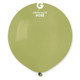 19" Standard Olive Green Gemar Latex Balloons (25)