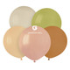 19" Standard Naturals Assorted Gemar Latex Balloons (25)