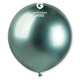 19" Shiny Green Gemar Latex Balloons (25)