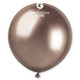 19" Shiny Rose Gold Gemar Latex Balloons (25)
