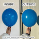 2" Standard Blue Gemar Entertainer Balloons (100)