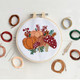 Mushrooms & Pumpkins Cross Stitch Hoop Kit (1)