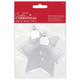 Christmas Fillable Clear Star Baubles - 11cm (2)