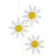 Ditsy Daisies Hanging Honeycomb Decorations (3)