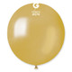 metallic white gold latex balloons