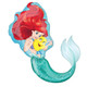 34 inch Little Mermaid Supershape Foil Balloon (1)