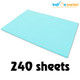 Pale Blue Tissue Paper - 50cm x 75cm (240 Sheets)