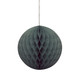 8 inch Black Honeycomb Tissue Paper Ball (1)