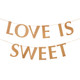 Hearts & Krafts Love Is Sweet Paper Bunting - 2m (1)