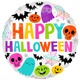 18 inch Colourful & Creepy Halloween Foil Balloon (1)