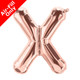 16 inch Rose Gold Letter X Foil Balloon (1)