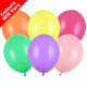 12 inch Assorted Pastel Latex Balloons (10)