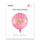 18 inch Bride Pink Leopard Print Foil Balloon (1)