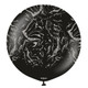 24 inch Space Nebula Black Silver Kalisan Latex Balloon (1)