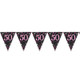 Black & Pink Sparkling 50th Birthday Bunting - 4m (1)