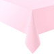 Marshmallow Pink Plastic Tablecover (1)