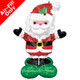 53 inch Christmas Santa Airloonz Foil Balloon (1)