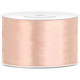 Light Peach Satin Ribbon - 38mm x 25m (1)