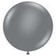 36" Gray Smoke Tuftex Latex Balloons (10)